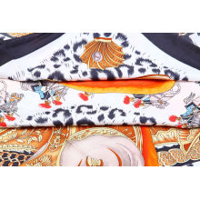 2013 New Design Logo Print Silk Scarf